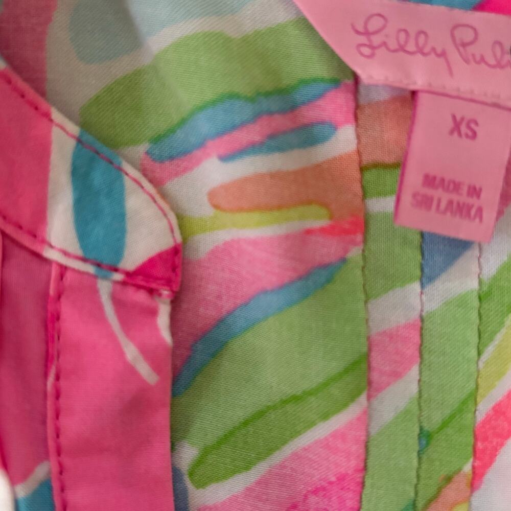 Lilly Pulitzer Sarasota tunic dress in pink pout shellabrate XS - Picture 5 of 7